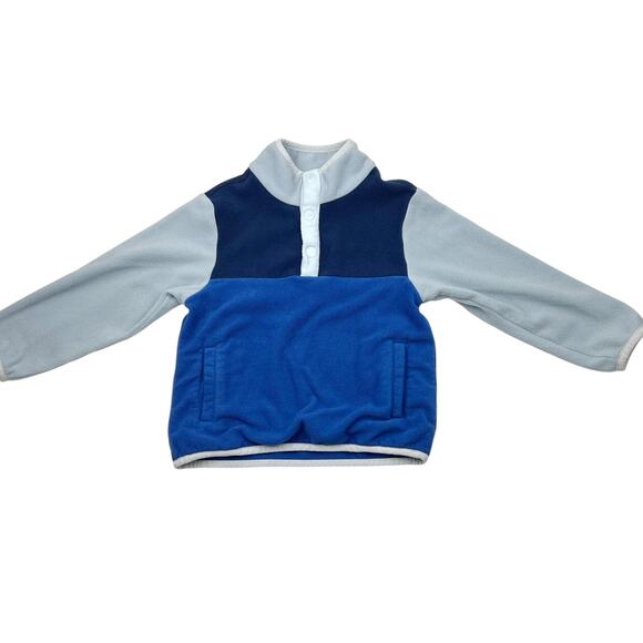 Hanna Andersson Fleece Colorblock Pullover - Picture 1 of 8
